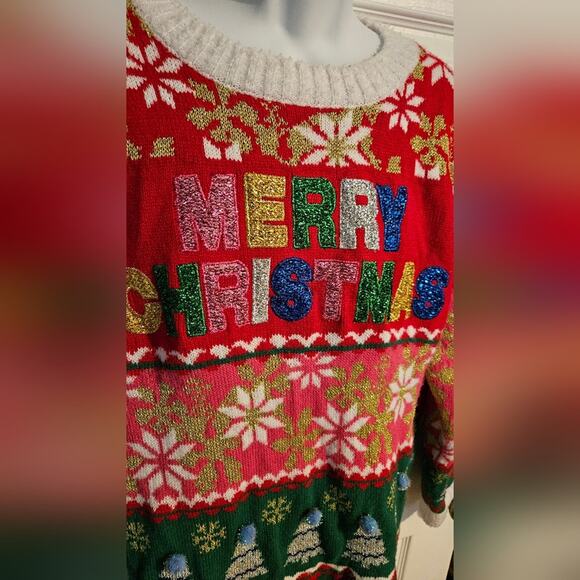 Woman's Ugly Christmas Sweater Size XL - Picture 2 of 5